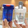 With Straw Student Water Cup Transparent Water Bottle Portable Sports Water Cup  Outdoor Sports