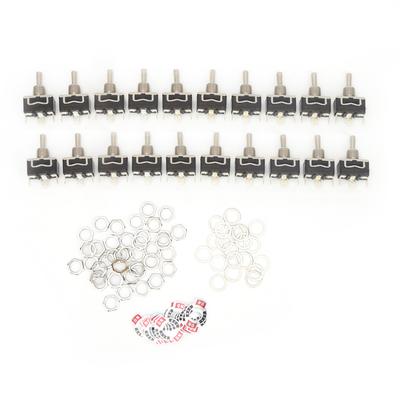 20Pcs BERM Toggle Switch LED Light Rocker Button 3 Level 3 Pins On Off On 15A 250VAC