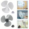 16 Inch Plastic Fan Blade 3 Leaves With Nut Cover Low Noise Household Fan Blade For Standing Pedestal Floor Wall / Table Fanner