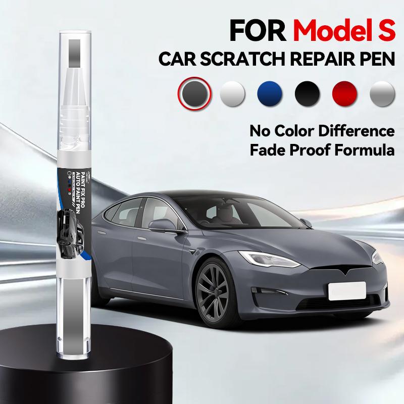 Per Tesla Model S Auto Graffio Vernice Pennarello Graffio Profondo Riparazione Rimozione Bianco Nero Rosso Argento blu grigio Spray Ripara Graffi