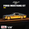 Maisto 1:24 1967 Ford Mustang GT Alloy Sports Car Model Diecast Metal Racing Vehicles Car Model Simulation Collection Kids Gifts
