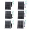 Solar Panel 8W High-Efficiency Output IP65 Waterproof Security Camera Power Supply Single Crystal Silicon Solar Panel
