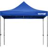 VEVOR 304.8 x 304.8 cm Pop Up Canopy Tent, Outdoor Patio Gazebo Tent with Removable Sidewalls and Wheeled Bag