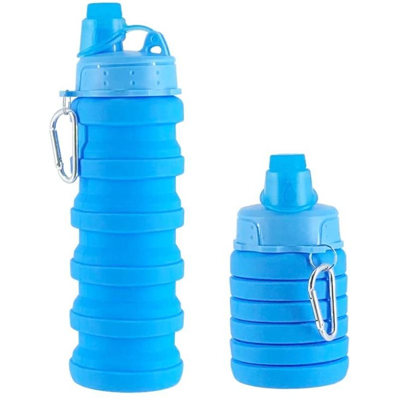 Jadalny Silikonowy Kubek Sportowy w Kamuflażu Kreatywny Ustnik Ssący Składana Silikonowa Butelka na Wodę Outdoorowa Przenośna Wysuwana Butelka na Wodę