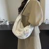 Summer casual niche dumpling girl 2025 new large-capacity fashion messenger bag lightweight shoulder bag