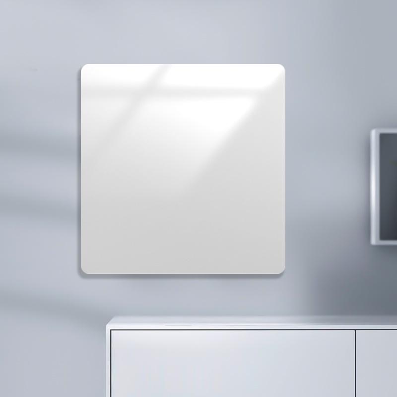 Huihuang Grå Herdet Glass Speil 1-Gangs 5-Hulls Bryter Stikkontakt Panel 86-Type Vegginnfelt.