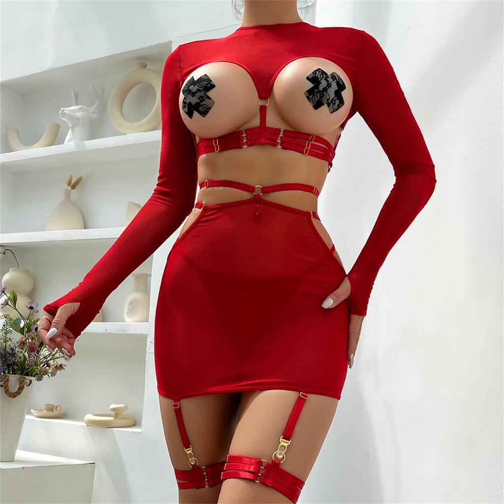 Sexy G-string Flowers Krajka Podprsenka Spodní prádlo Tanga Ocelový prsten Sleepwear Spodní prádlo