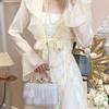 2026 Summer French Floral Lace Mesh Sling Dress - Beautiful Long Two-Piece Set