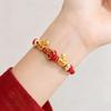 2026 Year of the Horse Red String Zodiac Bracelet - Handwoven Ethnic Style Jewelry, New Year Gift