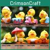 Cute Pvc Duckling Model For Home Decor And Sensory Development Kids Gift