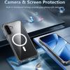 Transparent TPU With Magnetic Protective Shockproof Case For Samsung Galaxy A56/A55/A54/A36/A35/A16/A15-Clear