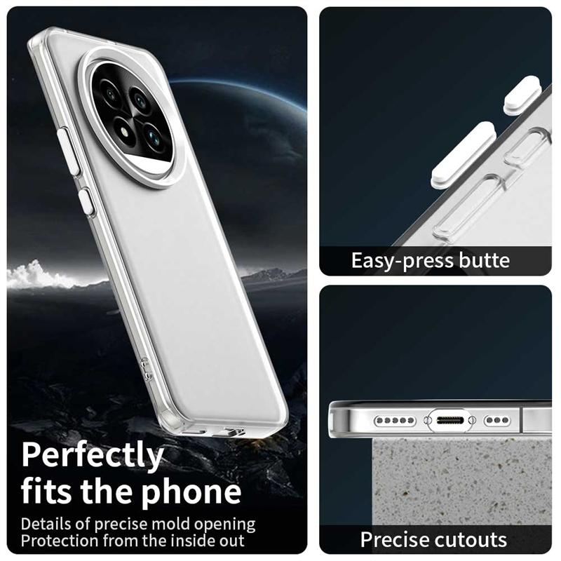 For Realme 13 Pro Plus Case Cover OPPO Realme 13 Pro Plus Capas Bumper Shockproof Frosted Matte Clear Fundas Realme 13 Pro Plus