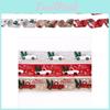 Elegant Ten Meter Christmas Fabric Ribbon In Bold Red For Holiday Tree Decor