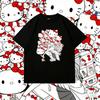2026 New Hello Kitty Tee Soft Cotton Short Sleeve Crew Neck Cute Print Lightweight Summer Top for Women Daily Casual Wear