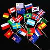 100pcs Toothpicks Flags Small National Flags For Eurovisions Party Supplies