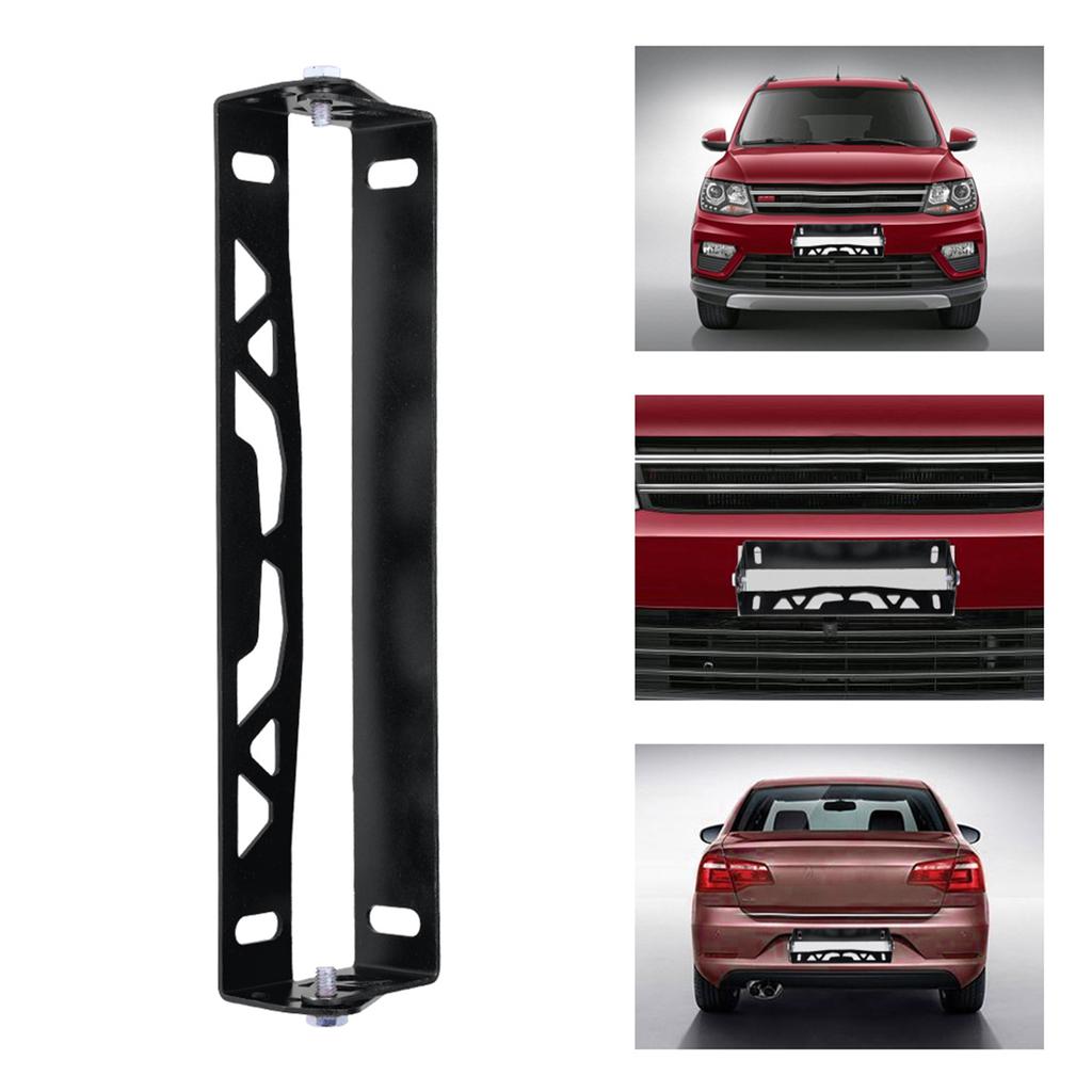 Universal Car Styling Aluminum License Plate Frame Adjustable Racing Number Holder 5 Colors