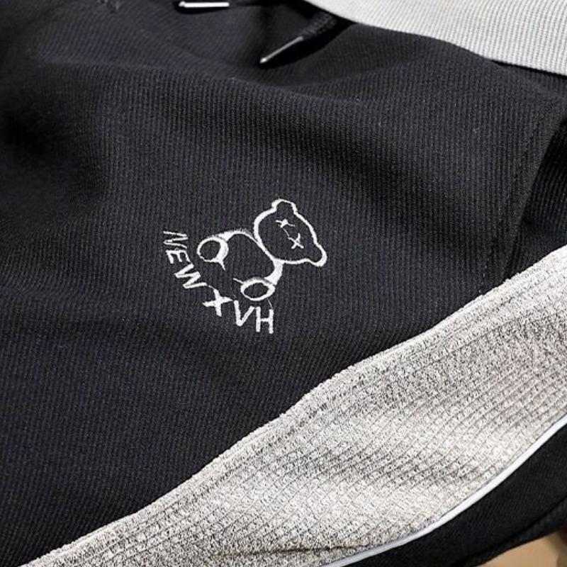 Harem Corduroy Warm Sweatpants for Men Y2k Plain Slim Goth Wholesale Sweat Pants Training Casual Vintage Autumn Winter Trousers