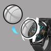 For Huawei Watch GT2 46MM Oil-injected PC Shell +9H Tempered Glass Film Integrated Protective Shell(White)