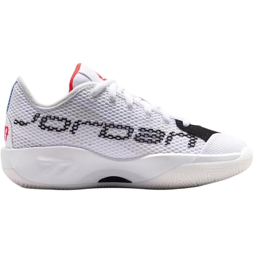 Jordan Luka .77 Abriebfest Rückprall Atmungsaktiv Unterstützung Niedrig geschnitten Basketballschuhe Weiß Unisex IH0573-101