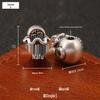 Sterling Silver S999 Wealth Attraction Beads - 3D Money Bag Design for DIY Bracelets