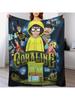 B-Bobs Cartoon Burger Coralinee Cozy  Blanket,Funny Family Member Soft Throw Blanket For Living Room,Dorm,Nap,Home Decor