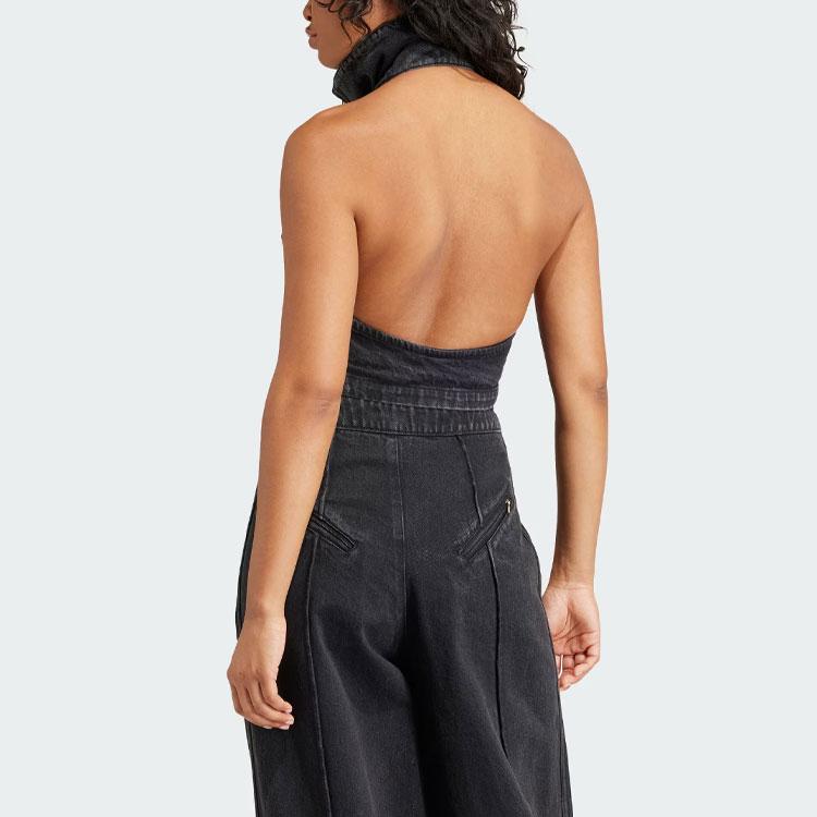 Adidas Originals Fashion Montreal Cropped Vest Women Tops Black IT7270