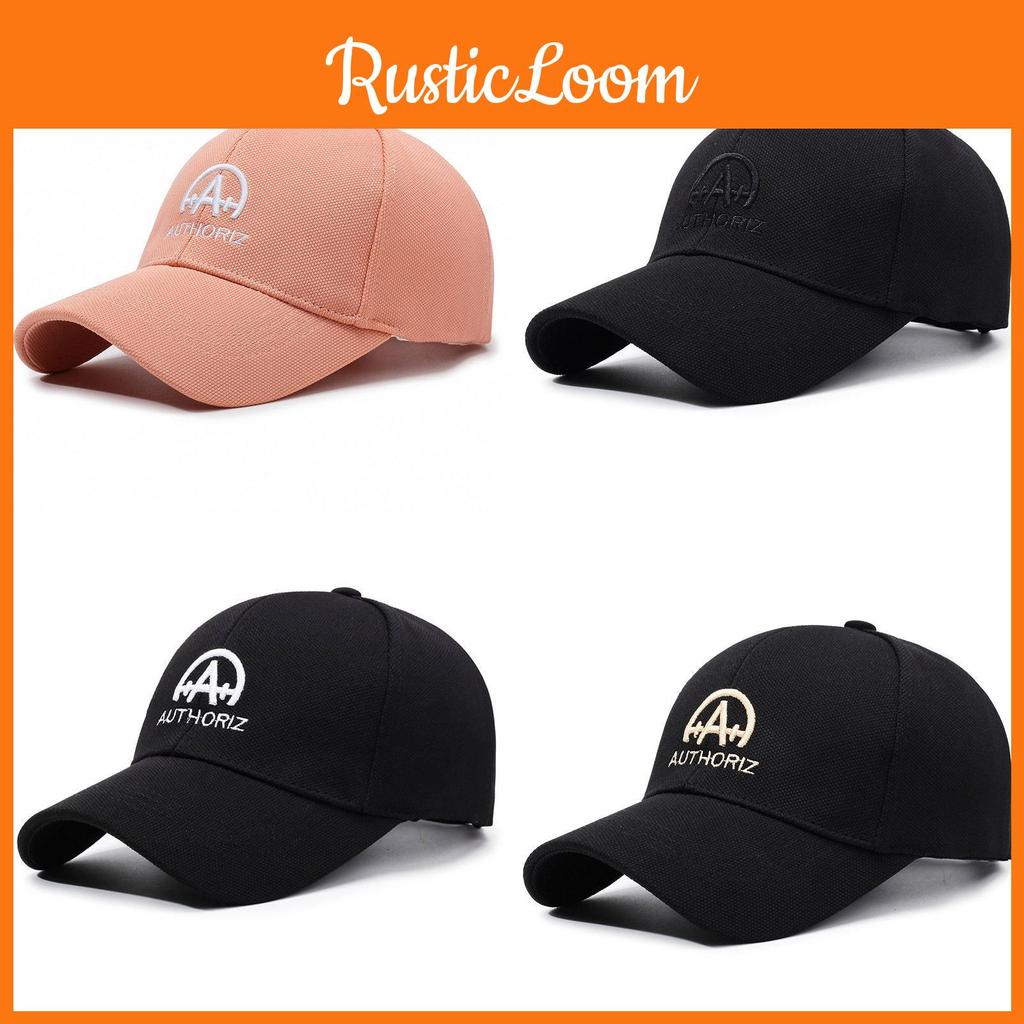 Authoriz Letter Embroidery Baseball Cap Outdoor Breathable Sun Hat Protection