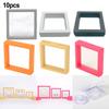 High-quality Brand New Coin Display Holder Storage Supplies Easy To Use Plastic 10pcs 3D Floating Display Holder