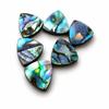 AAA+ Abalone Shell Trillion Cabochon Calibrated Gemstone | Natural Iridescent Shell Loose Stone for Jewelry Making