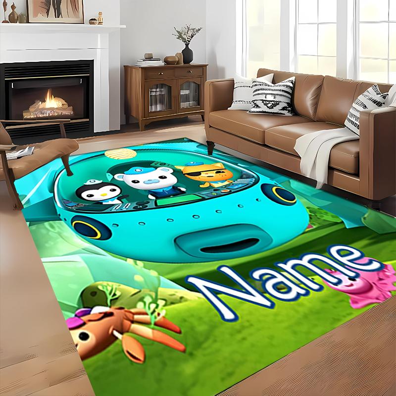 Custom personalization Octonauts Area Rug - Perfect For Kitchen, Bathroom,Laundry Room Decor Large Size Available,Gift All Seasons