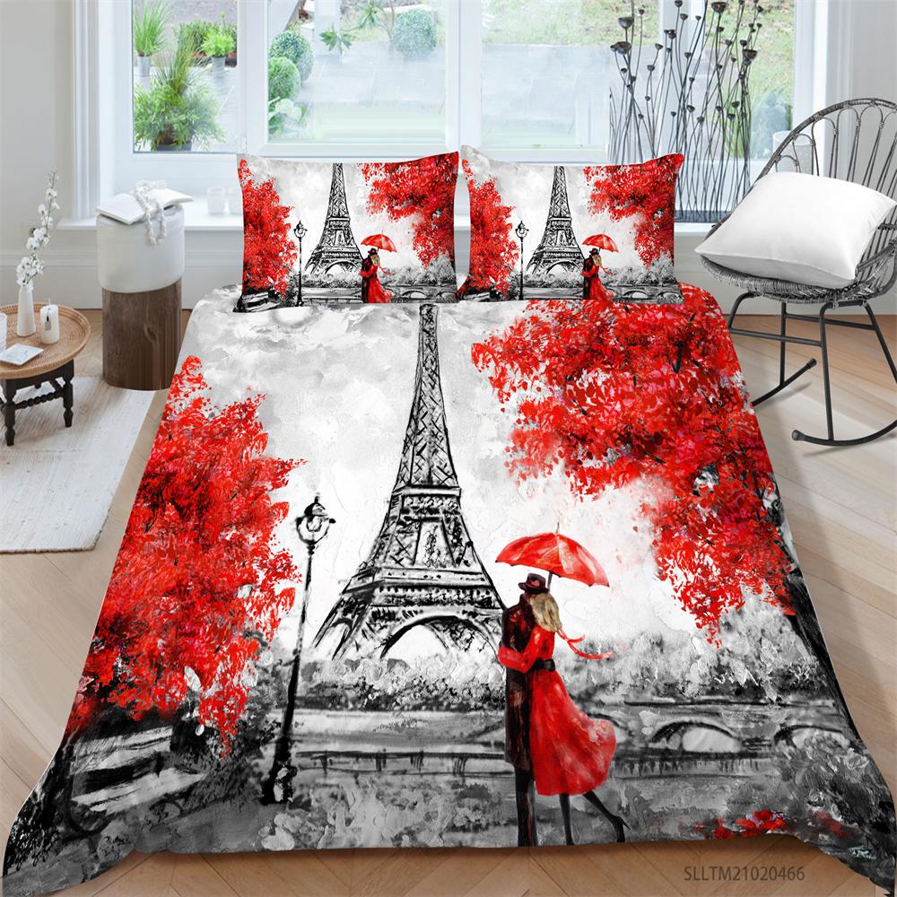 

Комплект постельного белья с пейзажем и 3D принтом, королева, один размер, домашние покрывала, мягкое пододеяльник, детское пододеяльник для подростков EU Single 135x200cm