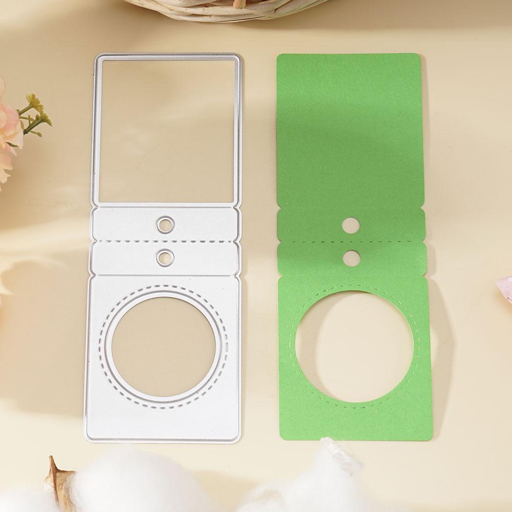 Form Überklappbares Fensteranhänger Metall Stanzformen Für DIY Scrapbooking Papieralbum Grußkarte Dekoration Messermodell Prägen S0B2