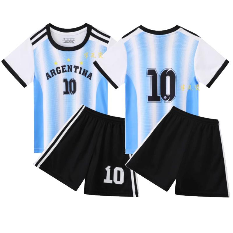 2 new season children s football jersey set boys and girls games jersey group buying printing number training jersey 14 code (85cm)