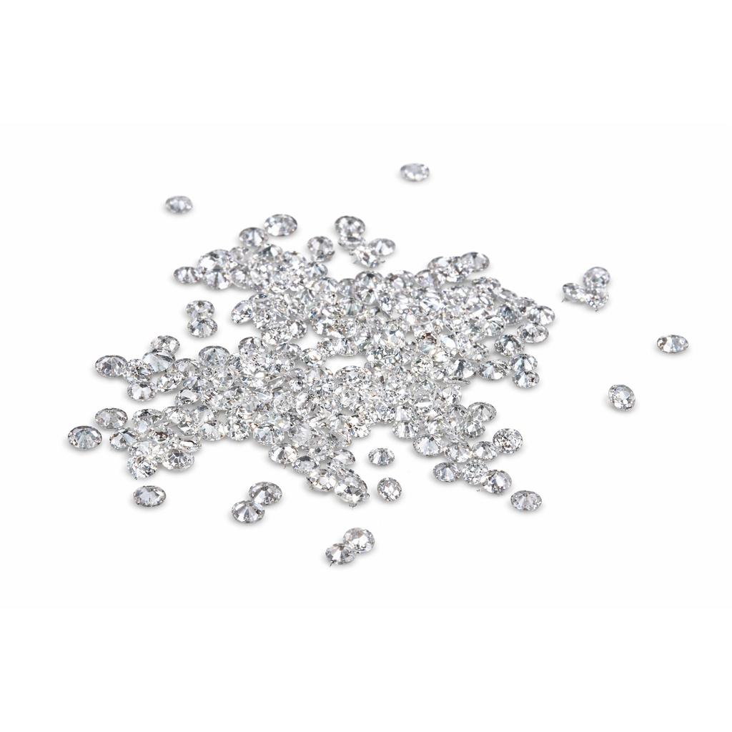 1.5 Mm Lab Created DEF Color Diamond 300 Pcs Round SI1 Fabulous Gemstone Lot
