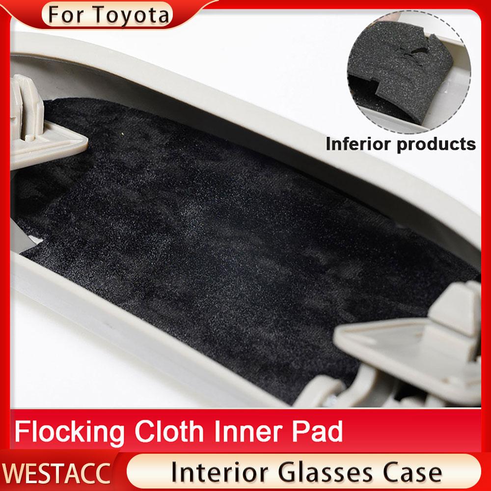 Étui à lunettes de voiture, boîte pour Toyota Corolla C-HR CHR RAV4 Camry Prius Reiz Venza Highlander Prado Sequoia 2014 – 2022