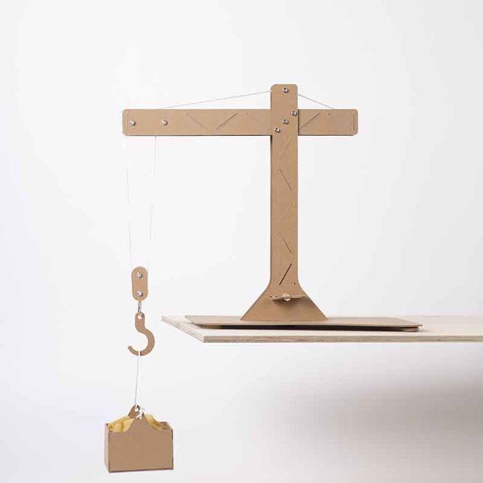 Flaschenzugkran zum Bauen - Newtons Labor