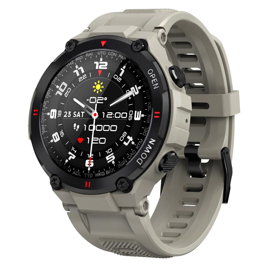 K22 Fitness Bracelet 1.28 Inch IPS Screen Heart Rate Blood Pressure Monitor Bluetooth-compatible Smart Watch