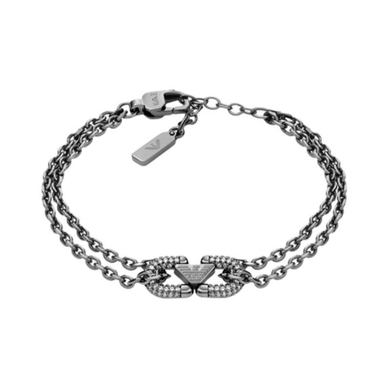 Emporio Armani Year of the Horse Couple Model Zodiac Year Stainless Steel Bracelet Men s Gun Gray EGS3291001 серый