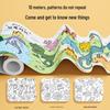10m Kids' Ultra-Long Drawing Paper Roll, Doodle & Coloring Scroll, Wall-Safe, Easy to Hang