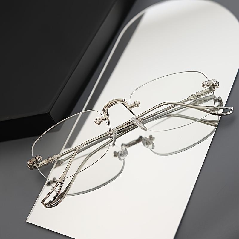 5pcs Anti Radiation Glasses for Women Men Rimless Eyeglass Computer Eyewear Frameless Anti Blue Light Eyeglasses