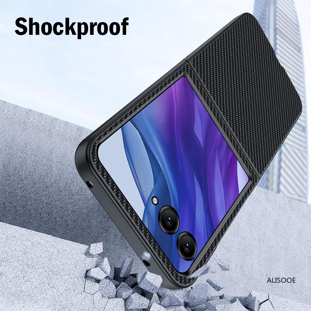 Pentru Motorola Razr 60 Ultra Razr 50 Huse Textură Fibră PU-Piele Husă pentru Motorola Moto Razr Ultra 2025 2024 Fundă Capă