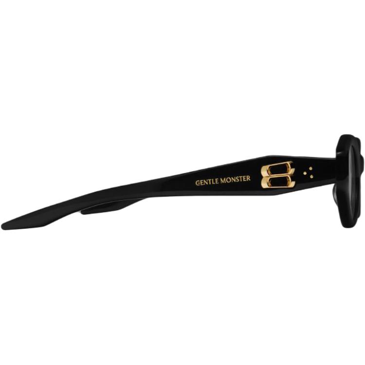 Gentle Monster Oval Sunglasses Men Sunglasses Black VAMP01
