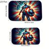 1pc Flannel Rug Marvel Superheroes Bathroom Mat, Multiple Sizes, Multi-functional for Daily Use, Suitable for Bathroom, Entran
