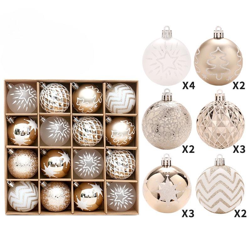 

Plastic Bohemian Style ChristmasOrnaments Crack-Resistant Tree Decorations for Holiday Display Elegant and Durable Festive Decor зелёный