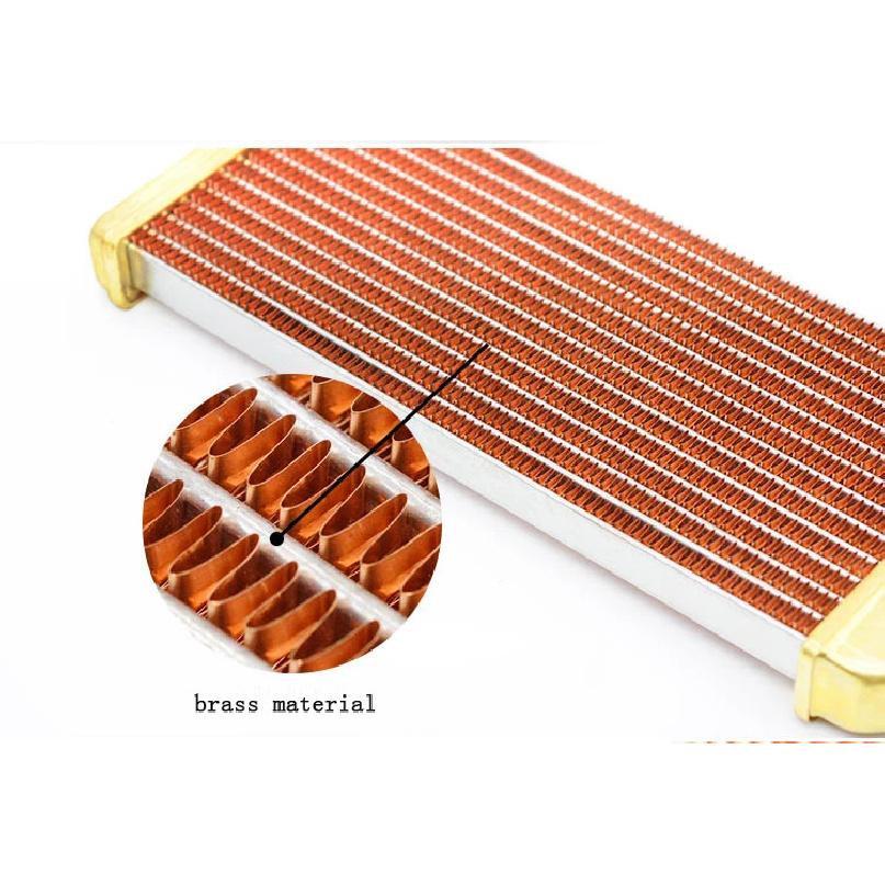 FREEZEMOD computer water cooling Copper radiator 14 flat tube single layer copper fin for 12cm fan. TSRP-TW360