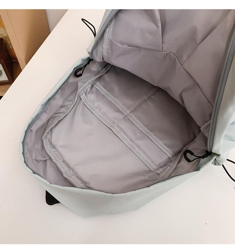 Jednobarevný školní batoh Dámský Velkokapacitní batoh Studentský cestovní batoh Pánské