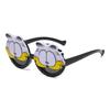 7328 New Clamshell Cartoon Children'S Sunglasses Boys And Girls Uv Protection Sunglasses Garfield Glasses