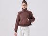 Women's Hooded Fleece Sweatshirt for Yoga and Fitness