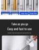 Wall-Mounted Stainless Steel Toilet Brush with Odor-Proof Long Handle and Round Holder for Bathroom Cleaning