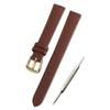 Simple Brown Leather Strap, 12mm, Watch Band, Strap, Watch, Spring Bar Remover Set